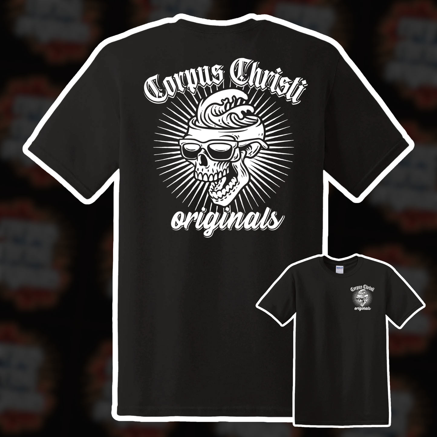 Corpus Christi Originals Brain Waves Tee