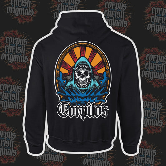 Corpitos Skull & Shark Hoodie