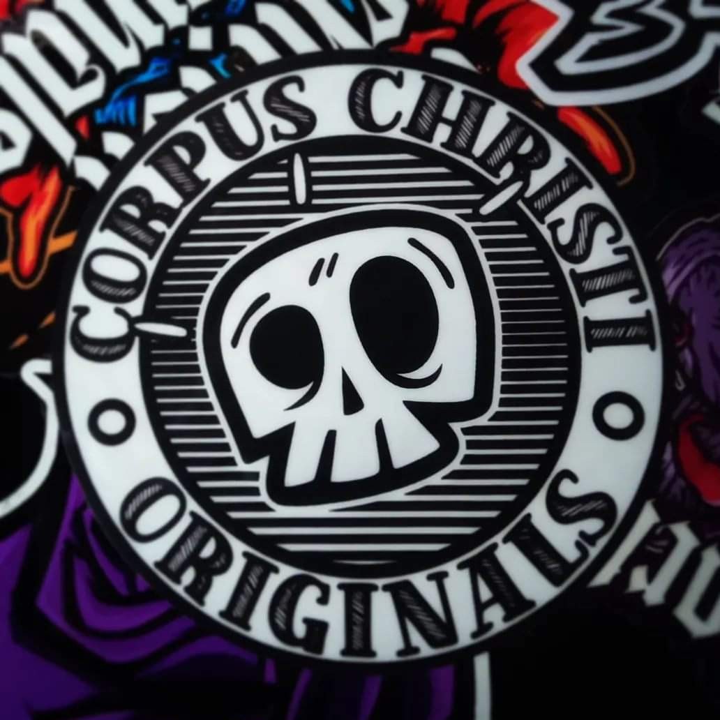 Corpus Christi Originals Thinker Sticker