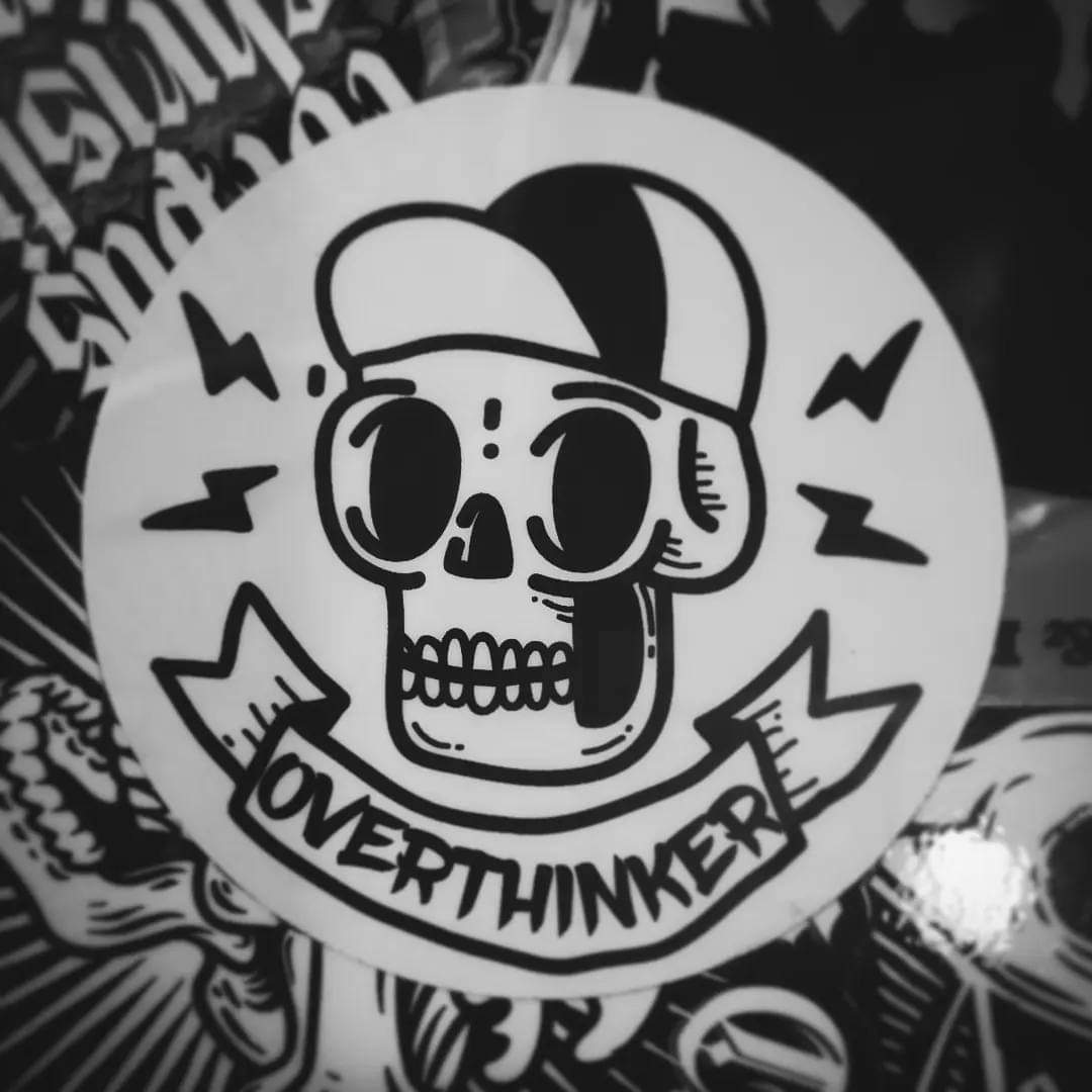 Overthinker Sticker