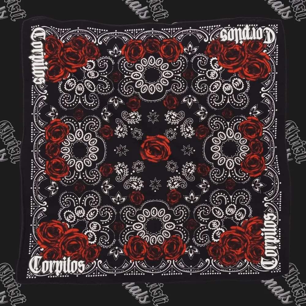 Corpitos Handkerchief - Rose Paisley