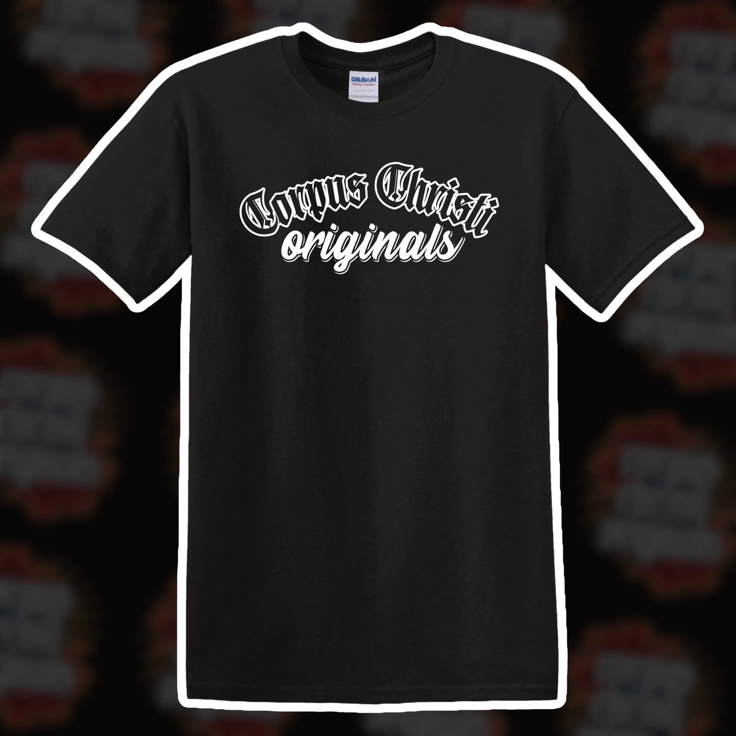Corpus Christi Originals Black Logo Tee
