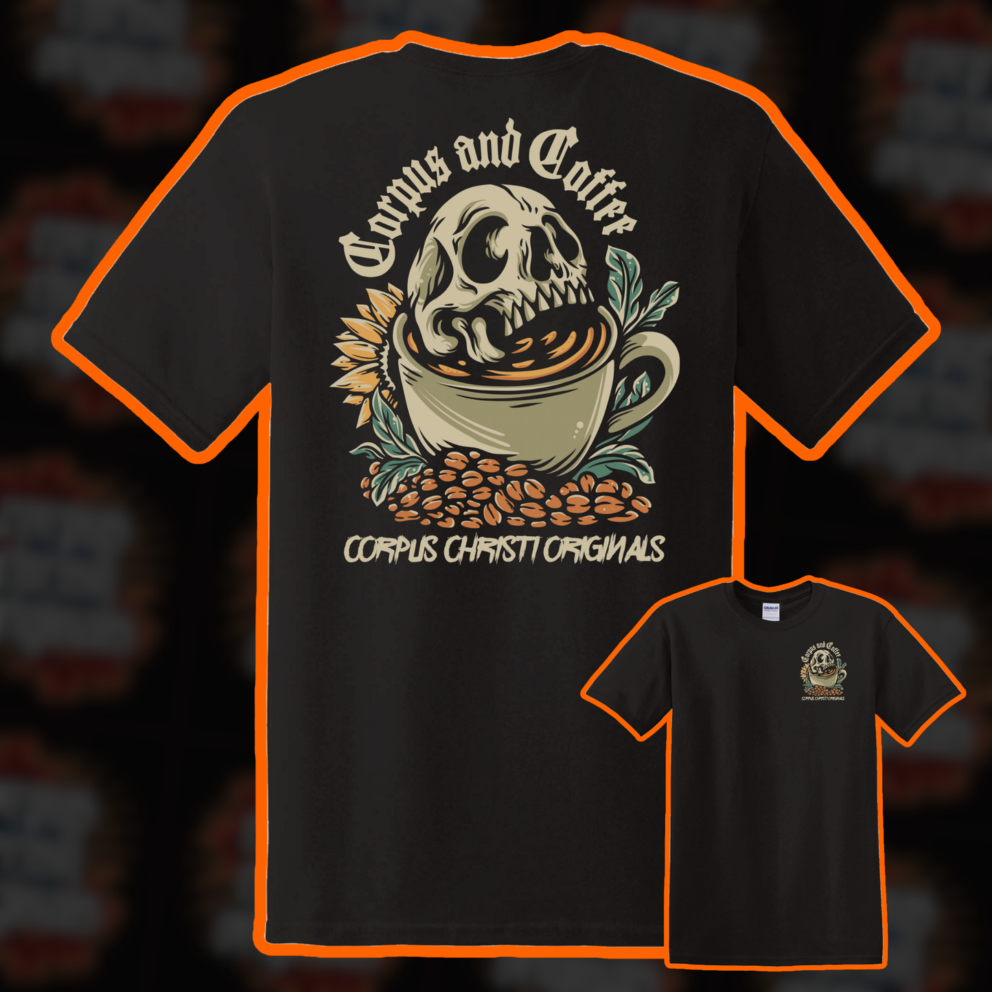 Corpus and Coffee Tee