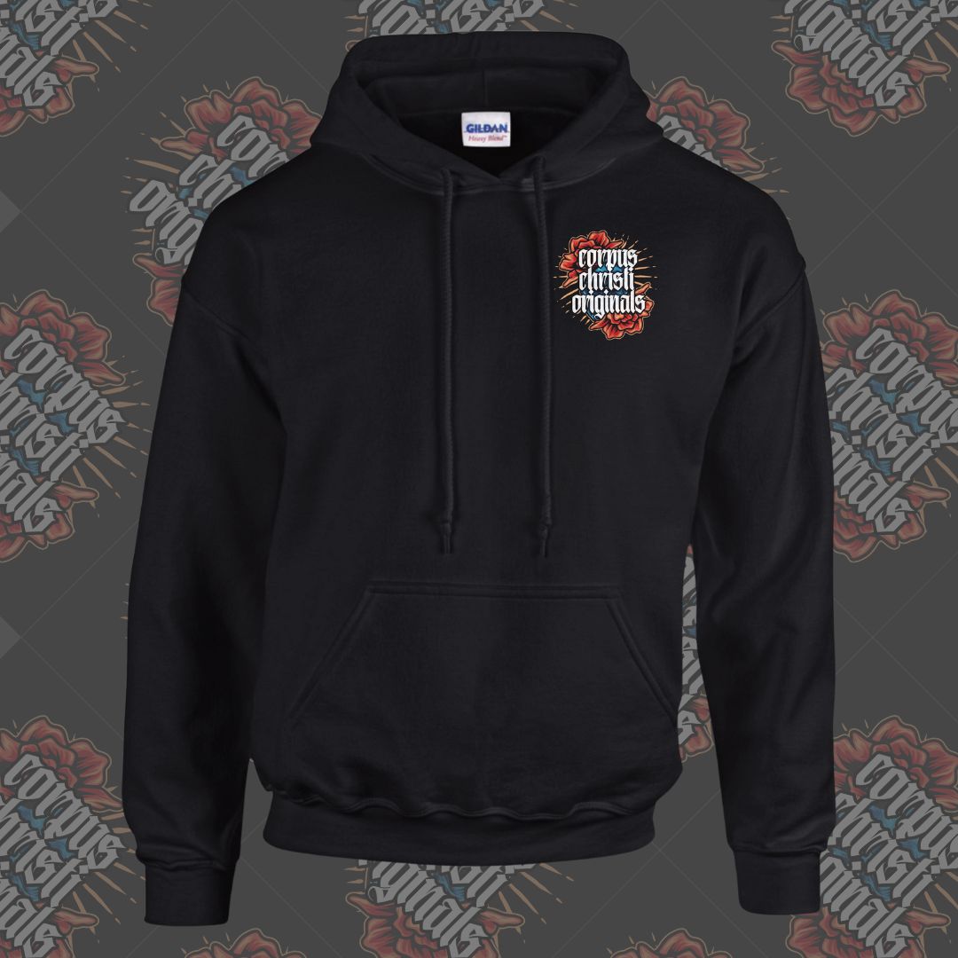 Corpus Christi Originals Rose Logo Hoodie