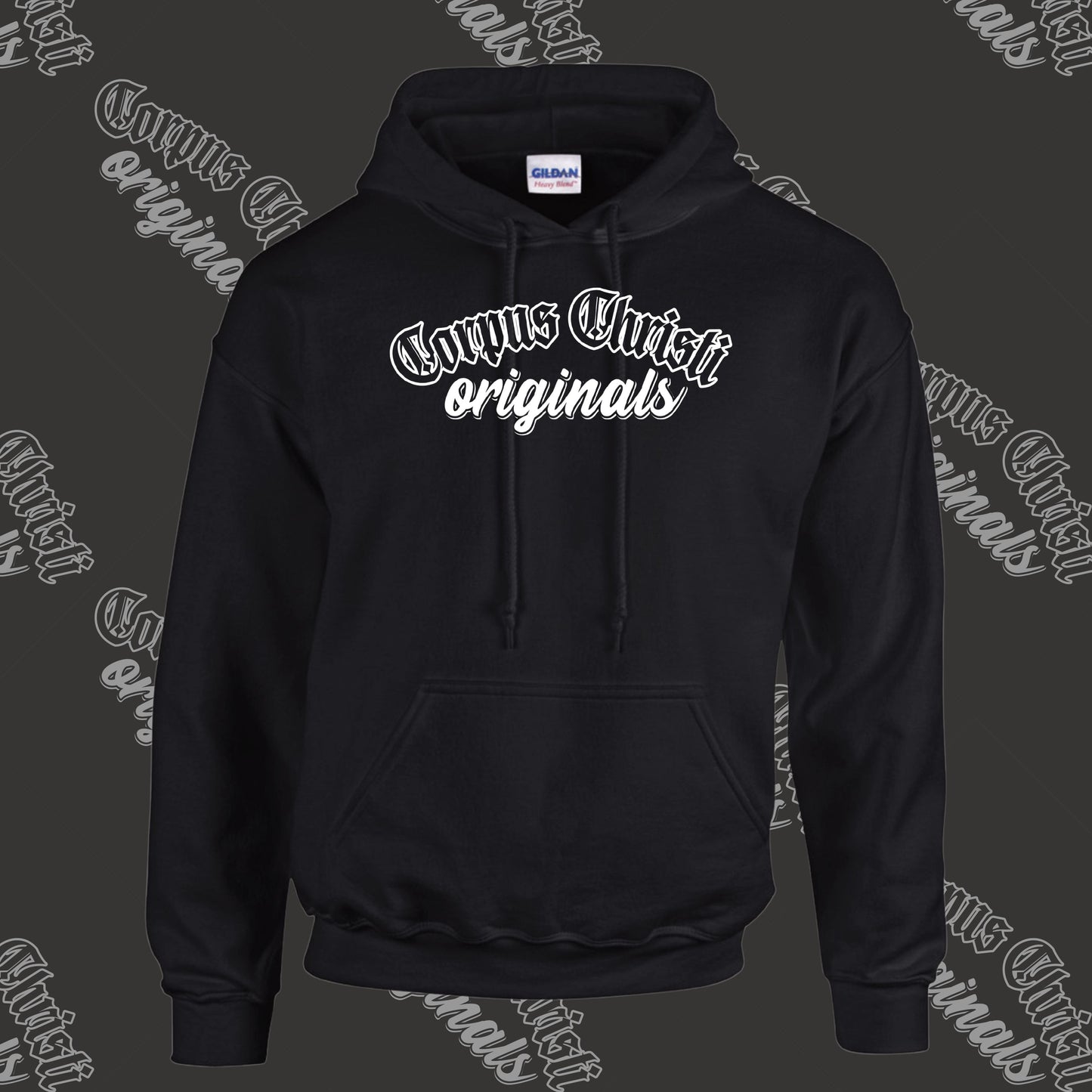 Corpus Christi Originals Black Logo Hoodie