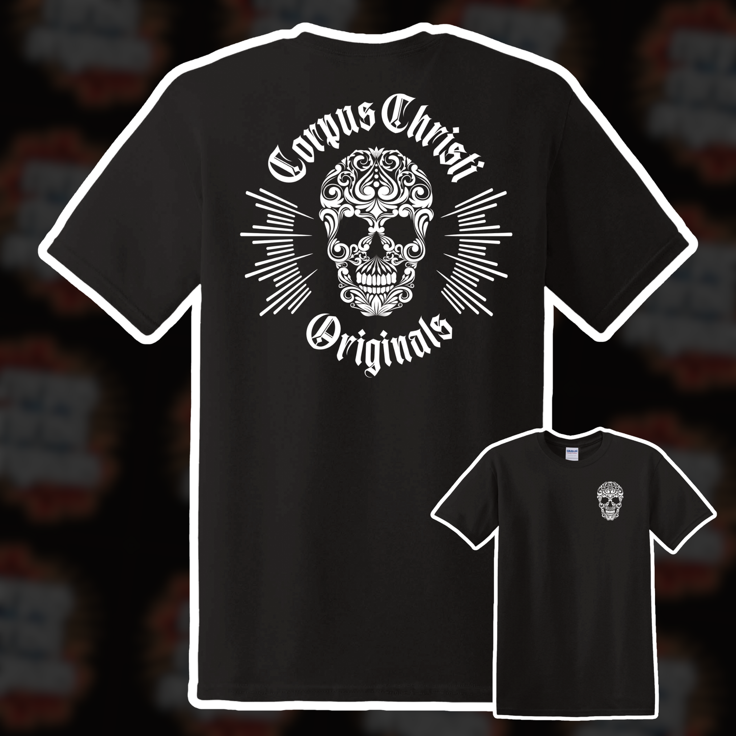 Corpus Christi Originals Sugar Skull Tee