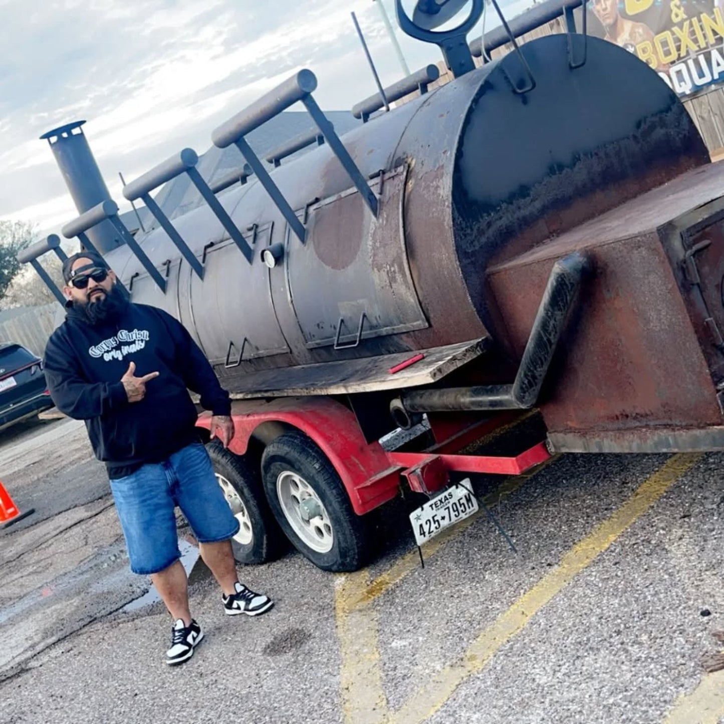 Corpus Christi Originals Black Logo Hoodie