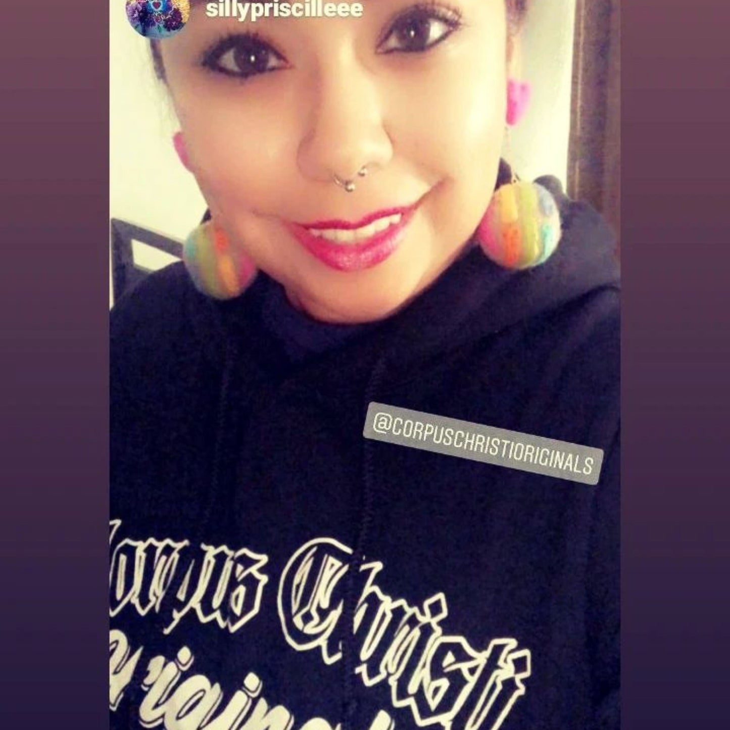 Corpus Christi Originals Black Logo Hoodie