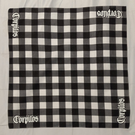 Corpitos Handkerchief - Black/White