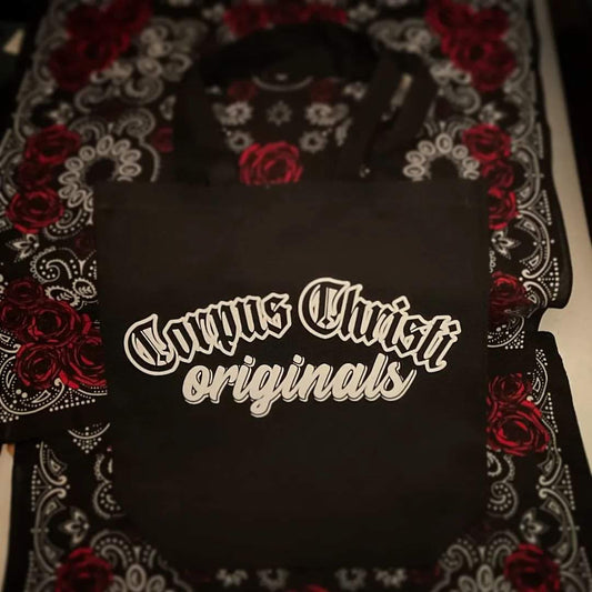 Corpus Christi Originals Logo Tote Bag - Black