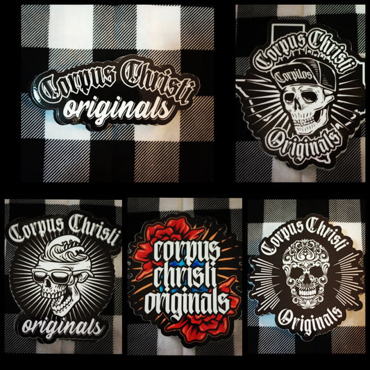 Corpus Christi Originals 3 x 3 Sticker Pack