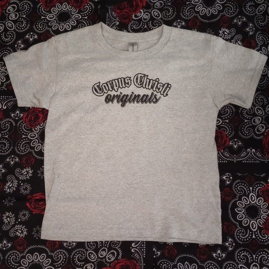 Corpus Christi Originals YOUTH Grey Logo Tee