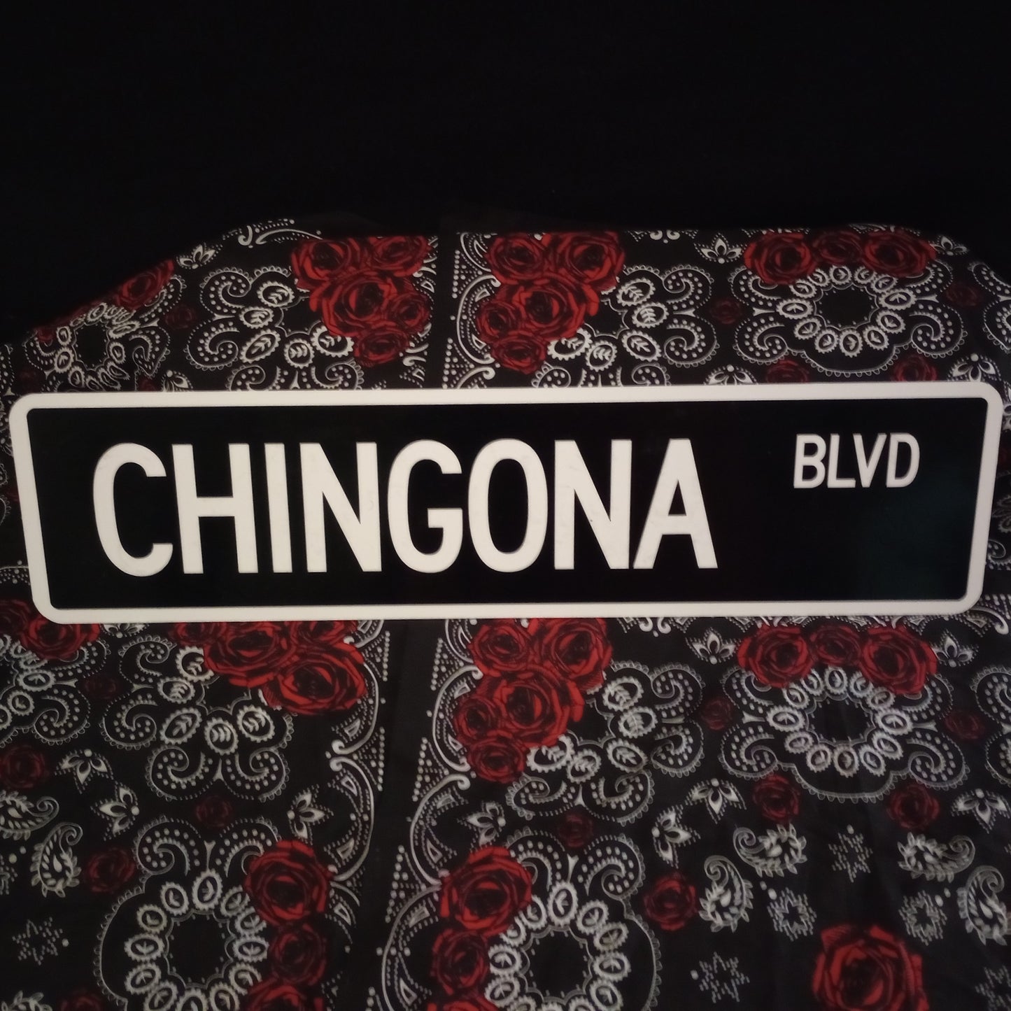 CHINGONA Street Sign